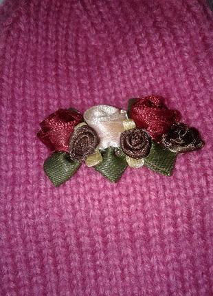 Вязанные варежки ручной работы