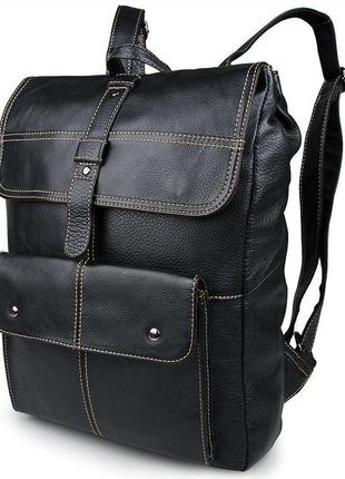 Рюкзак vintage 14377 чорний, чорний