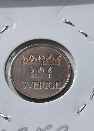 Монета швеція 5 ере, 1972 року4 фото
