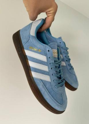 Кроссовки adidas handball light blue