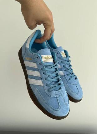 Кросівки adidas handball light blue3 фото