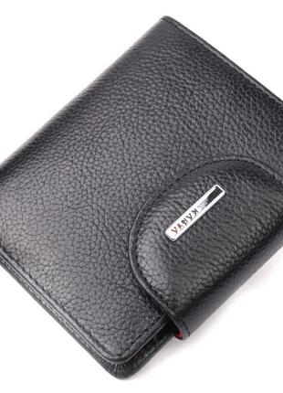Надійний жіночий гаманець із натуральної шкіри karya 21126 чорний