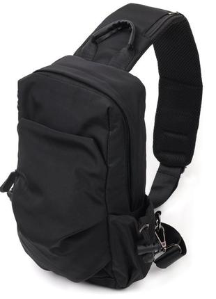 Універсальна чоловіча текстильна сумка vintage 20576 чорний