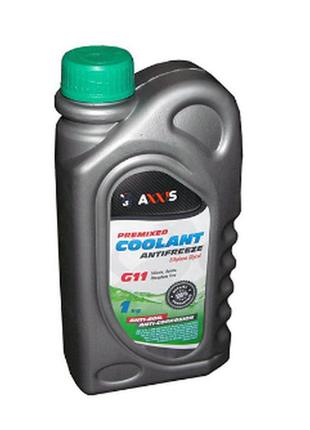 Антифриз green g11 coolant зелений 1 л. axxis