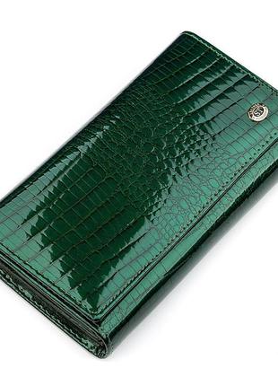 Гаманець жіночий st leather 18428 (s8001a) зручний зелений