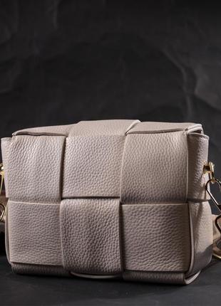 Вечірня жіноча сумка з палітурками з натуральної шкіри vintage...8 фото