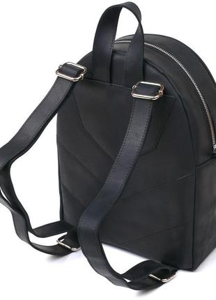 Універсальний вінтажний жіночий рюкзак shvigel 16328 чорний2 фото