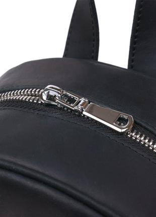 Універсальний вінтажний жіночий рюкзак shvigel 16328 чорний6 фото