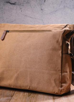 Велика сумка для ноутбука з клапаном із текстилю 21242 vintage...9 фото
