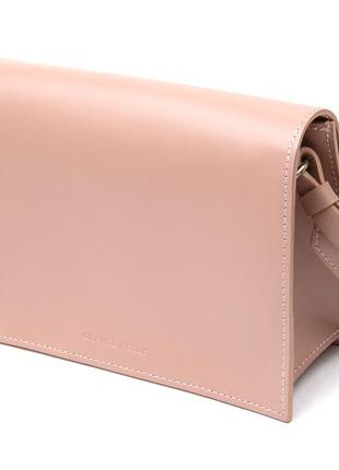 Жіноча сумка з натуральної шкіри grande pelle 11435 рожевий3 фото