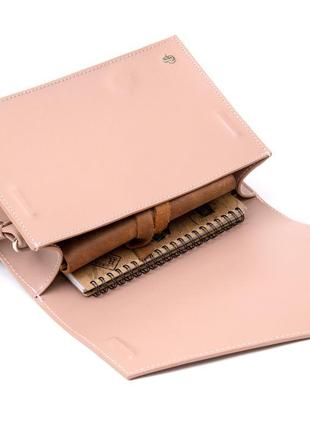 Жіноча сумка з натуральної шкіри grande pelle 11435 рожевий4 фото
