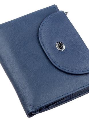 Невеликий жіночий гаманець st leather 18928 синій, синій