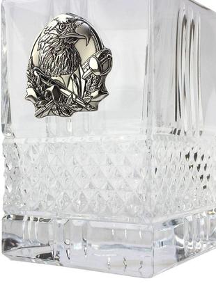 Набір графин 4 склянки boss crystal для віскі кришталь5 фото