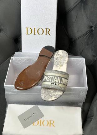 Шльпанці шлепанцы в стиле dior