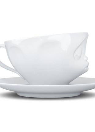 Чашка з блюдцем для кави tassen "поцілунок" (200 мл), фарфор6 фото