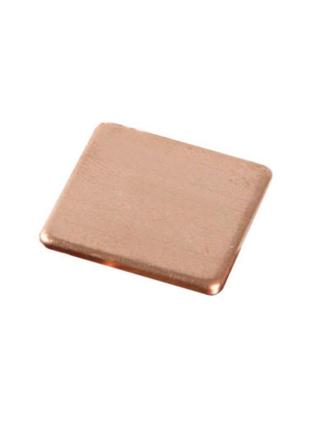 Термопрокладка мідна 20х20мм 1 mm пластина термопаста термоінт...