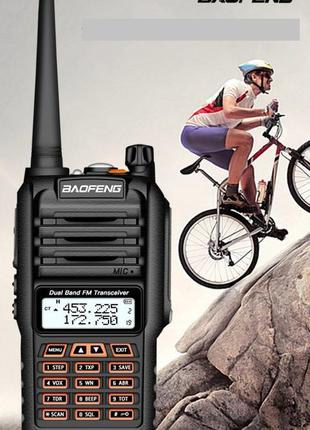 Рація baofeng bf-uv9r plus з ліхтарем, до 10 кілометрів, радіо...