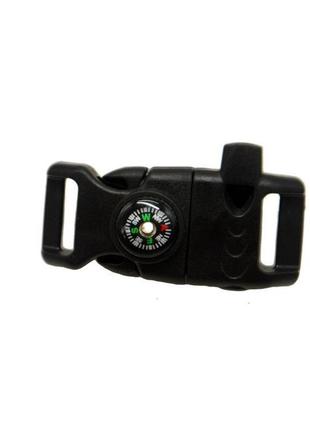 Фастекс 4в1 з великим компасом, свистком і огниво, кресало, bl...