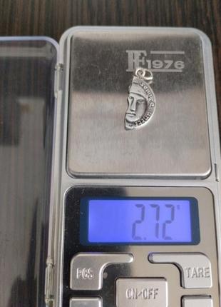 Старинный серебряный двусторонний шарм кулон divisi ma sempre uniti винтаж