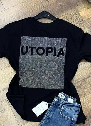 Женская футболка utopia tуречье1 фото
