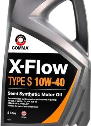Моторне масло comma x-flow s 10w40 semi 5 л
