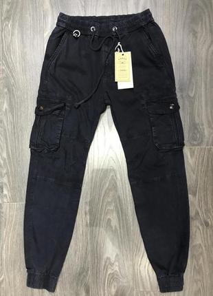 Джогери джинси forex карго чоловічі 30-40, 32, темно-синій1 фото