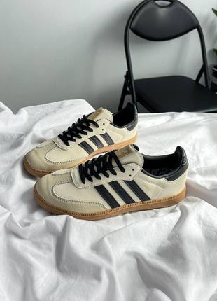 Кросівки adidas samba og cream white sand strata10 фото