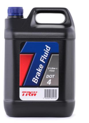 Жидкость тормозная dot-4 5л trw