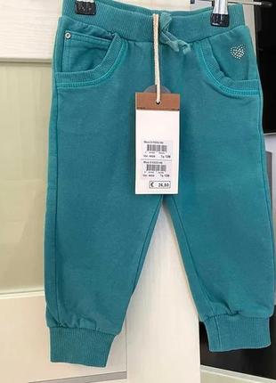 Микрофлисовые брюки для девочки sarabanda размер 80