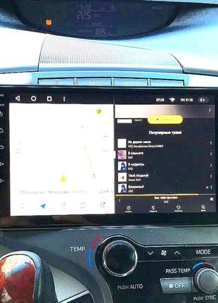 Магнитола android toyota venza, 6/128, 8 ядер, carplay, слот под сим-карту + рамка!