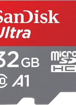 Карта пам'яті sandisk 32gb microsdhc c10 uhs-i r100mb/s ultra