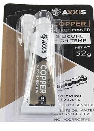 Герметик мідний силіконовий високотемпературний 32 г axxis