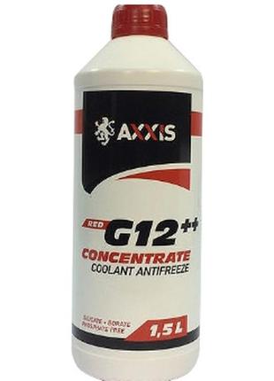 Антифриз red концентрат g12+ -80c 1,5л axxis