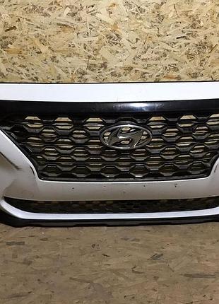 Бампер передній hyundai santa fe 4 tm (2018-2021) дорест у зборі