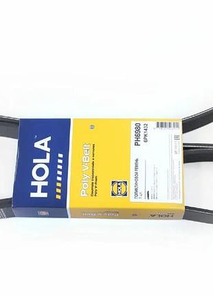 Ремінь генератора полікліновий ph6980 (6рк1432) hola vw golf i...