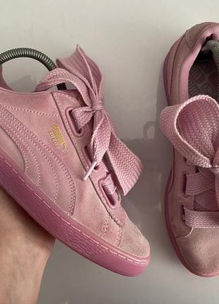 Кроссовки / кеды puma suede heart reset