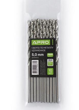 Свердло для металу р6м5 подовжене o4.5мм (пачка, раза 10 шт.) ...