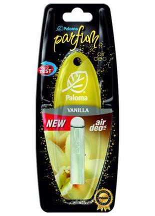 Ароматизатор paloma parfume 5ml, vanilla (підвіска з рідиною)