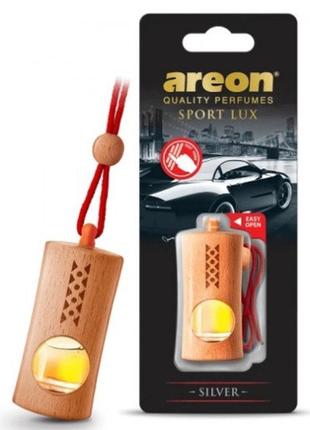 Ароматизатор fresco sport lux подвеска с жидкостью серебро (si...