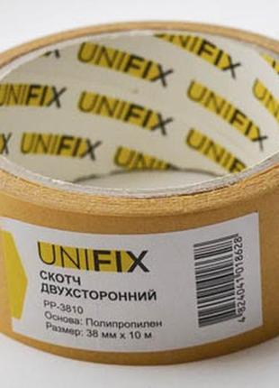 Стрічка клейка двостороння на поліпропіленовій основі 38 мм*10...