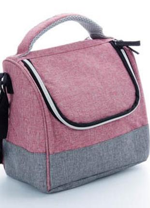 Термосумка 8 л рожева (25*15*21см) сила