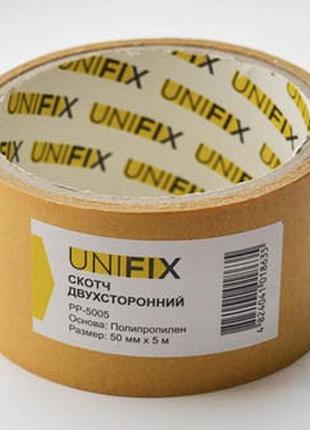 Стрічка клейка двостороння на поліпропіленовій основі 50 мм*5м...