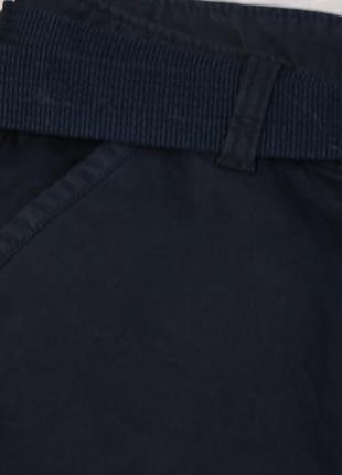 Джинси чоловічі зимові карго з накладними кишенями сині на флі...4 фото