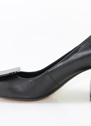 Туфлі шкіряні ilona жіночі зручні туфлі з натуральної шкіри, ч...3 фото