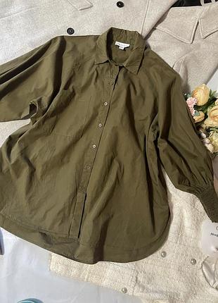 Чудова🌟 сорочка хакі top shop s m