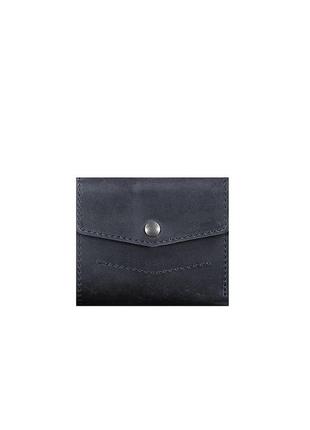 Жіночий шкіряний маленький гаманець потрійного складання з мон...6 фото