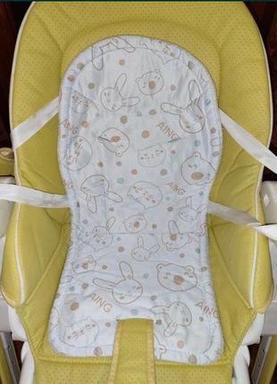 Стульчик для кормления mominlove toomsi+ yellow plus7 фото