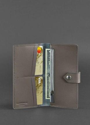 Жіночий шкіряний гаманець клатч купюрник-ленгер з натуральної ...5 фото