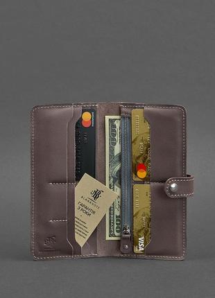 Жіночий шкіряний гаманець кланч купюрник з натуральної шкіри б...5 фото