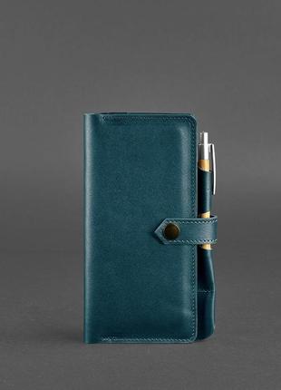 Тревел-кейс гаманець органайзер портмоне з натуральної шкіри з...2 фото